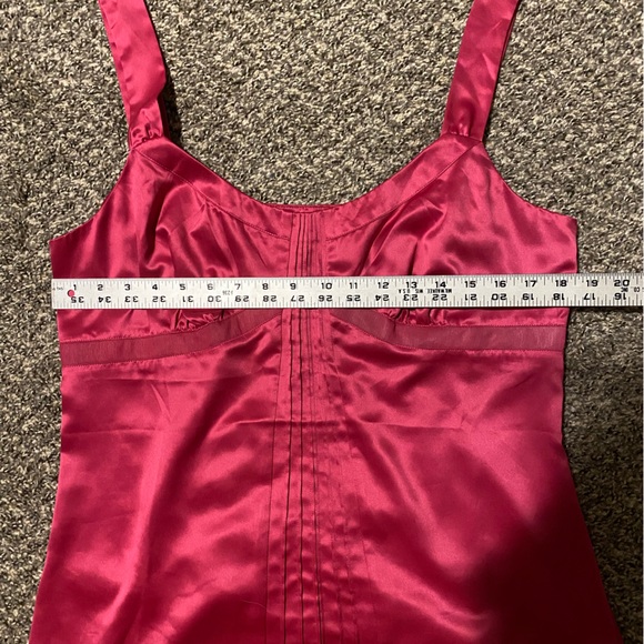 Ann Taylor LOFT 14 New with Tags Pink Satin Bustier Top - Picture 5 of 6